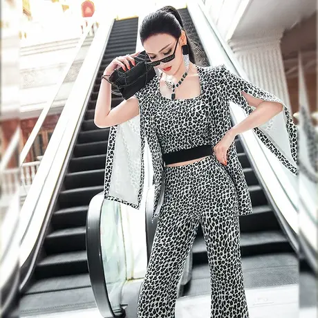 VJE夏季一粒扣无领小西装新款帅气气质薄款开叉长袖修身外套商品大图