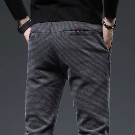 休闲西装裤春秋款冬季商务正装直筒宽松中年爸爸裤子男士西裤春季商品大图
