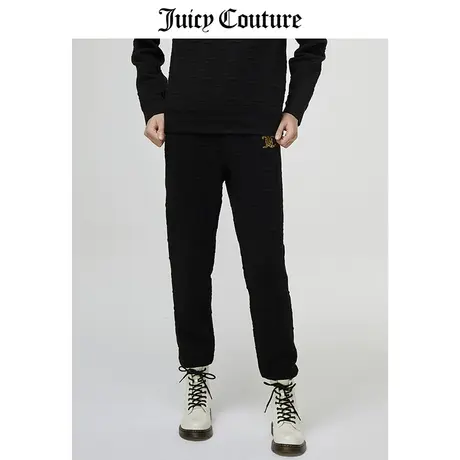 Juicy Couture橘滋休闲裤女美式春季新款运动休闲针织束脚卫裤女商品大图