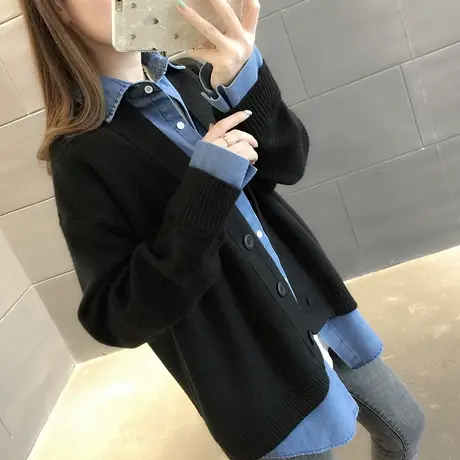 毛衣2023年新款女装秋冬季秋款秋装女士针织开衫宽松百搭外穿爆款图片