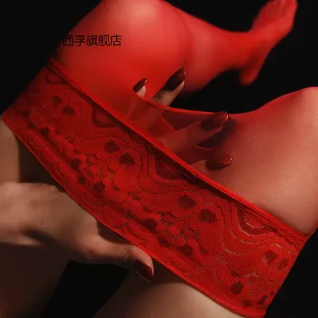 轻奢欧美蕾丝硅胶防滑腰黑丝连裤袜360无缝天鹅绒任意剪白丝袜女商品大图