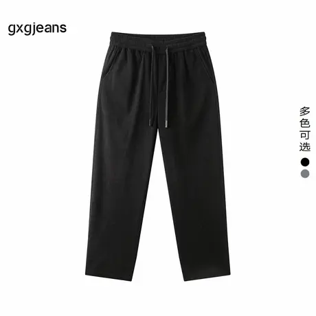 gxg.jeans男装 多色灯芯绒休闲长裤宽松通勤直筒长裤 25春新品图片