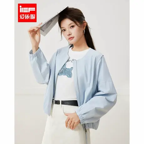 IEF/爱依服2025春季新款韩版简约休闲运动风通勤气质百搭外套商品大图