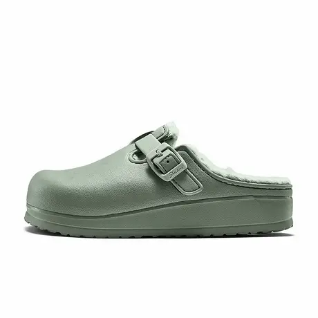 Skechers斯凯奇2025夏季新款薄荷绿加绒拖鞋女运动鞋加绒保暖休闲图片