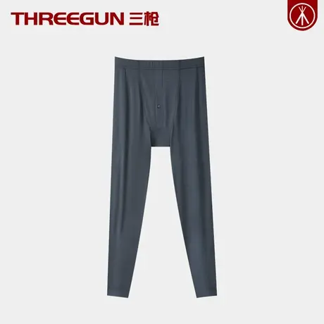 三枪匠心系列120S高支男士薄款保暖裤长绒棉打底裤单件内衣衬裤冬商品大图