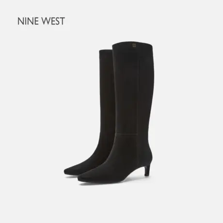 Nine West/玖熙尖头高跟长靴女2025秋冬季款细跟时装靴时尚长筒靴商品大图