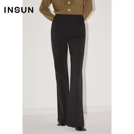 COVER冬季立体裁剪工艺微喇休闲裤商品大图