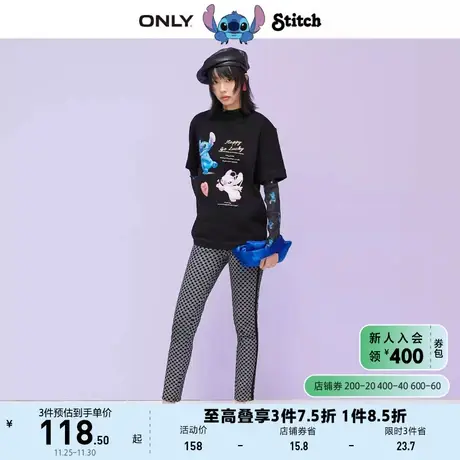 ONLY奥莱夏季迪士尼史迪奇DISNEY联名两件套T恤女商品大图