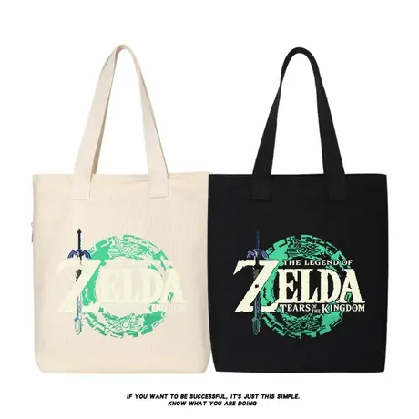 秀洛塞尔达传说之王国之泪同款周边帆布包托特包单肩斜挎包手提包商品大图