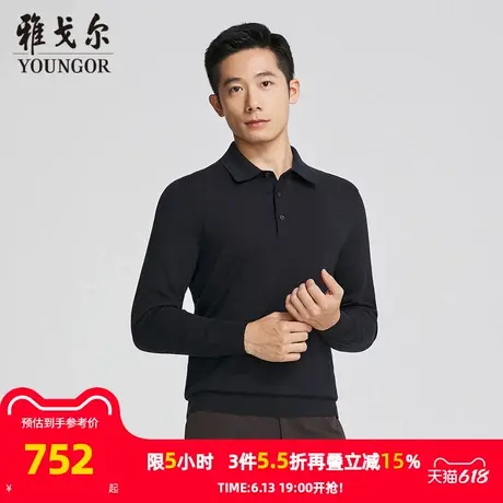 【商场同款】雅戈尔男士羊毛衫秋冬新款官方商务休闲羊毛衫男商品大图