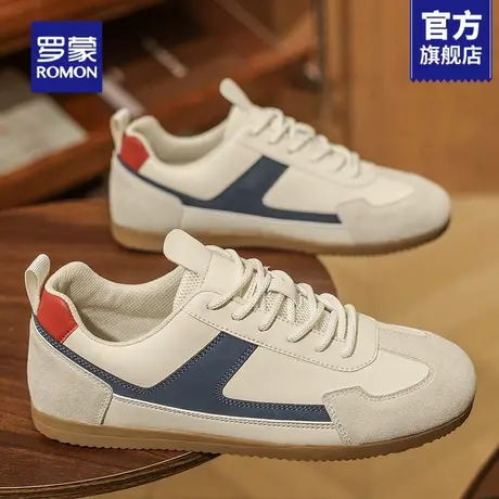 罗蒙德训鞋男款2025新款夏季休闲运动阿甘鞋男士小白鞋板鞋子潮RM商品大图