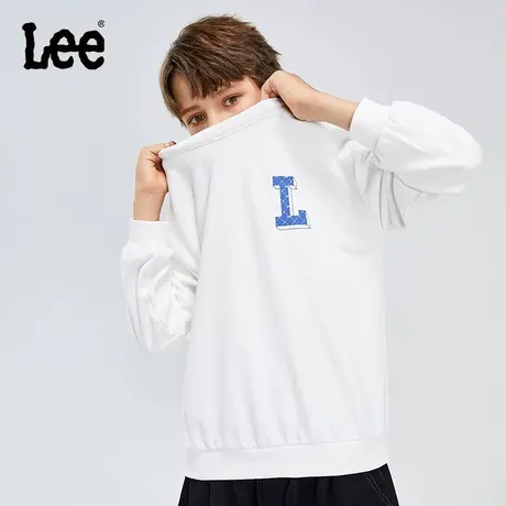 Lee男童春秋季套头卫衣2024新款儿童装休闲衣服大童打底春装上衣图片