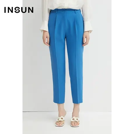 恩裳商场同款夏季女装流行亮彩色弹力抗皱经典小脚正装裤商品大图