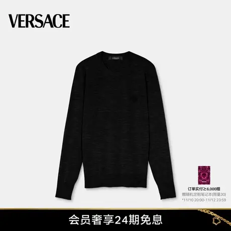 VERSACE/范思哲男士刺绣Medusa套头衫商品大图