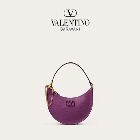 【季末优惠】华伦天奴VALENTINO女士VLOGO SIGNATURE牛皮HOBO手袋图片