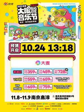 「华晨宇/王嘉尔/黄子弘凡」2025 微博大眼音乐节图片