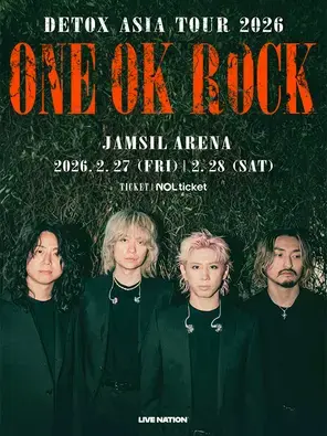 ONE OK ROCK DETOX Asia Tour 2026 in Korea