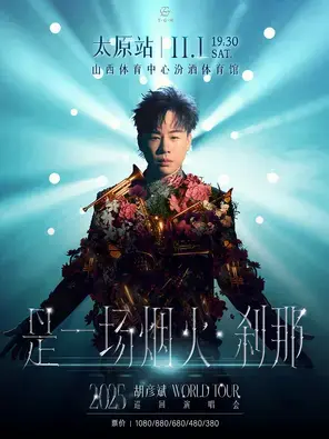 胡彦斌2025“是一场烟火·刹那”巡回演唱会-太原站