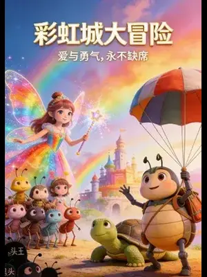 爱与勇气冒险主题儿童剧《彩虹城大冒险》儿童版